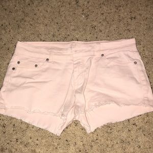 Baby pink shorts